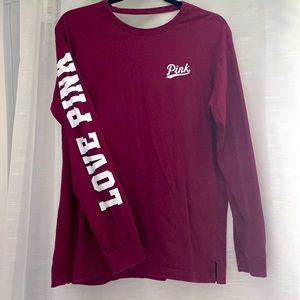 Victoria’s Secret PINK backless long sleeve shirt